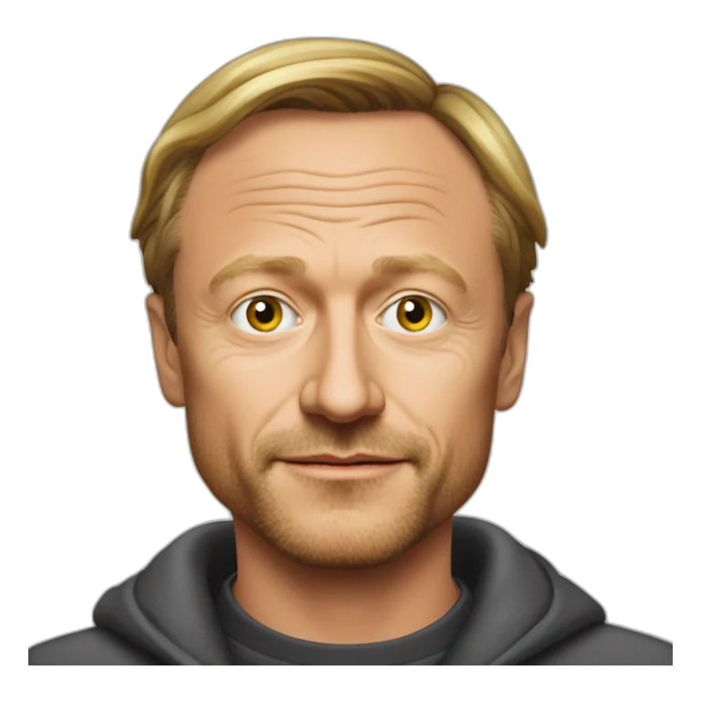 christian lindner als graf-zahl aus der sesamstraße verkleidet sticker