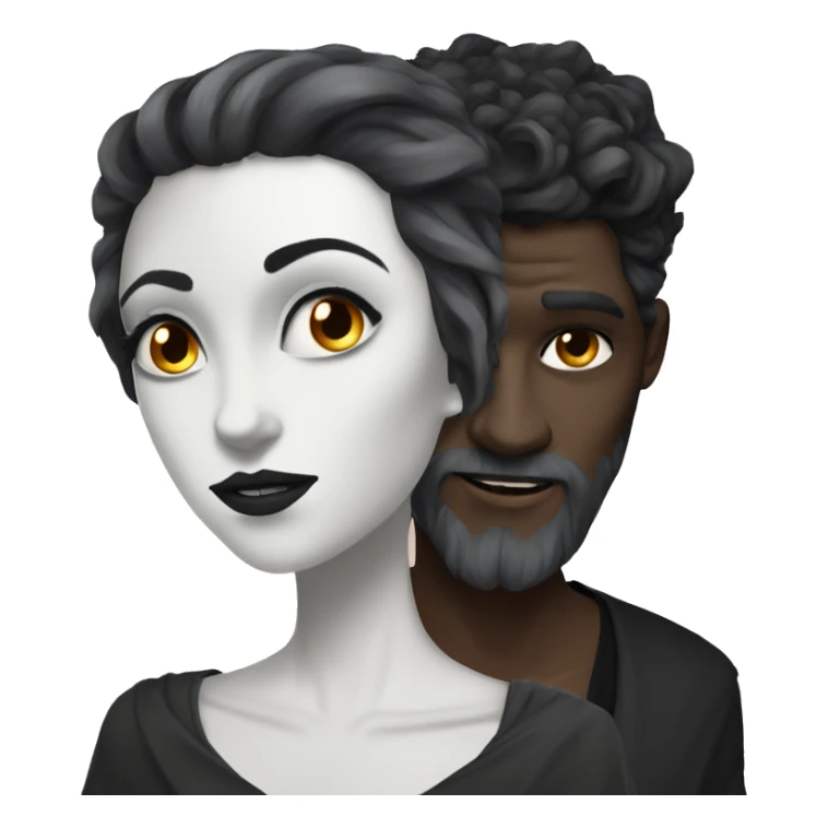 Hades and Persephone white skin sticker