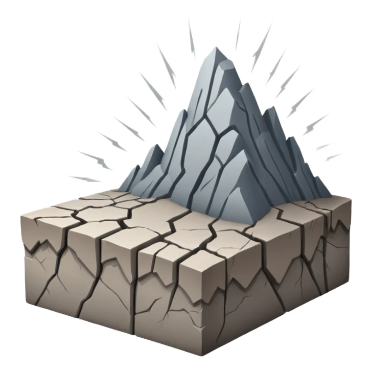 Earthquake image in professional look sticker