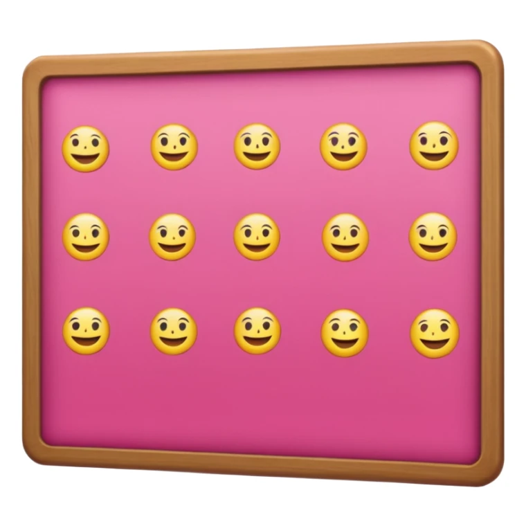 pink business strategy board. emoji png sticker