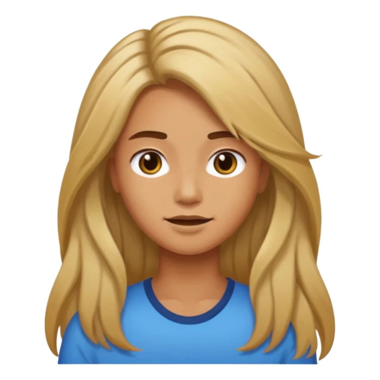 person living in desert just face, hair showing, different hair colors sticker