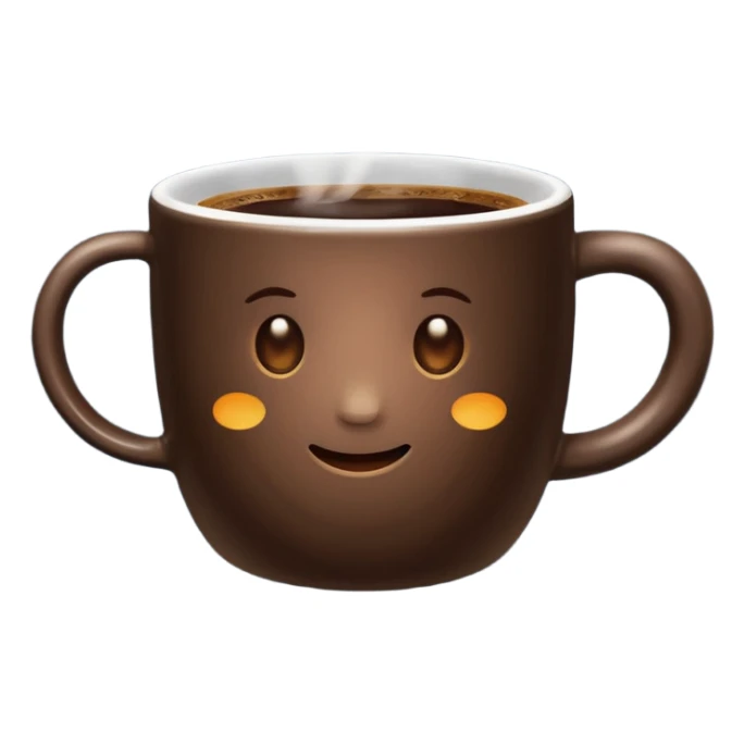 A coffee emoji sticker