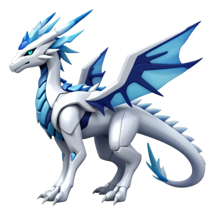 Kyurem-reshiram-dialga-suicune-hybrid, full body sticker
