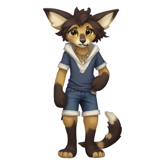  anthro vernid full body furry fursona LiLaiRa sticker