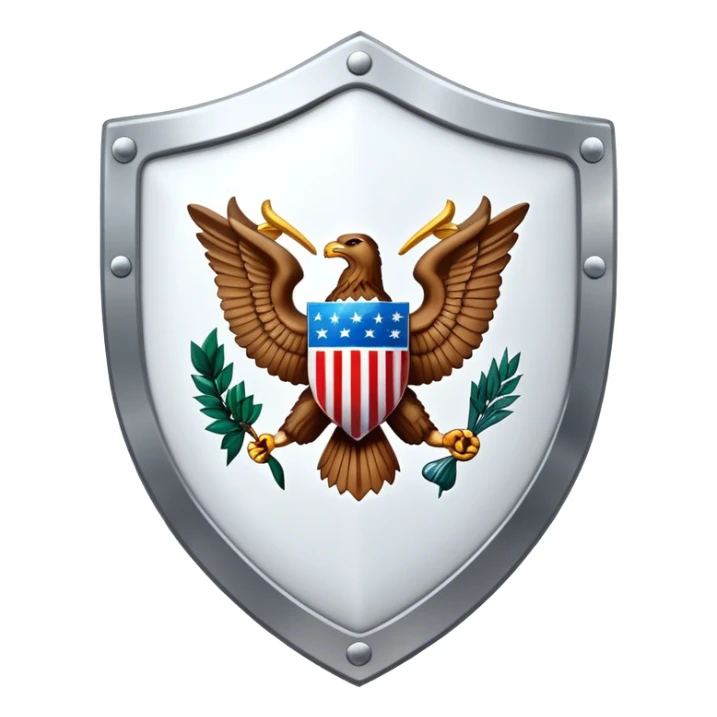 The American shield sticker