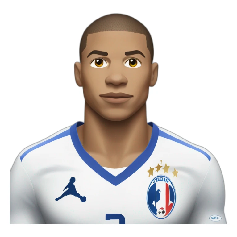 Kylian mbappe, france, world cup, buff sticker