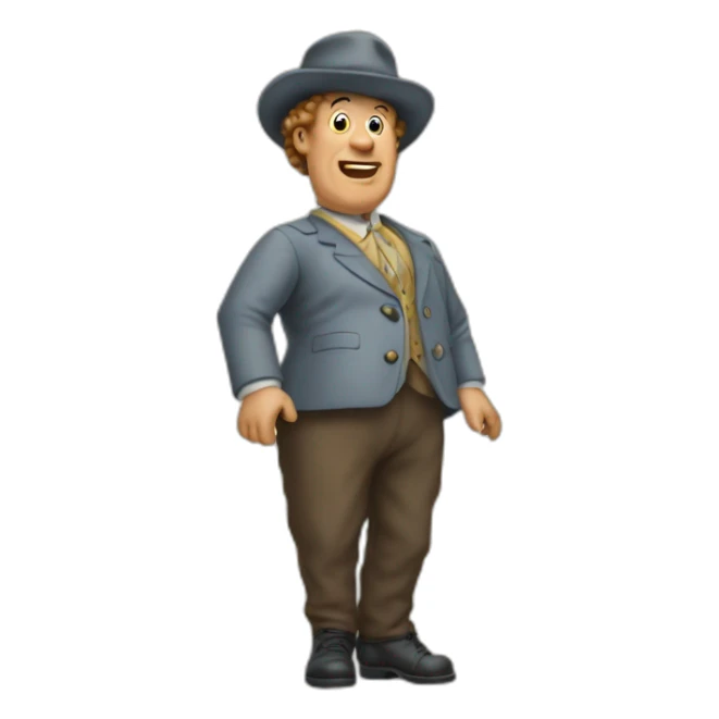 Curly joe of the three stooges sticker