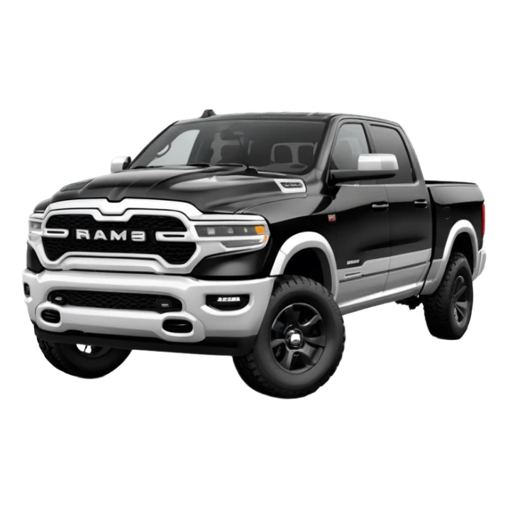 2020 Dodge Ram Ourdoorsman Black sticker