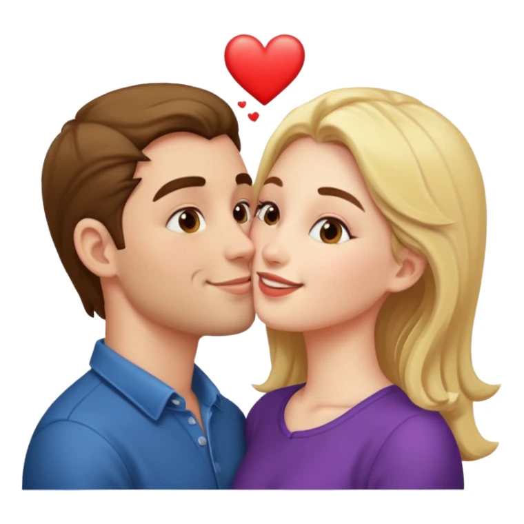 Man Woman Butt kissing  sticker