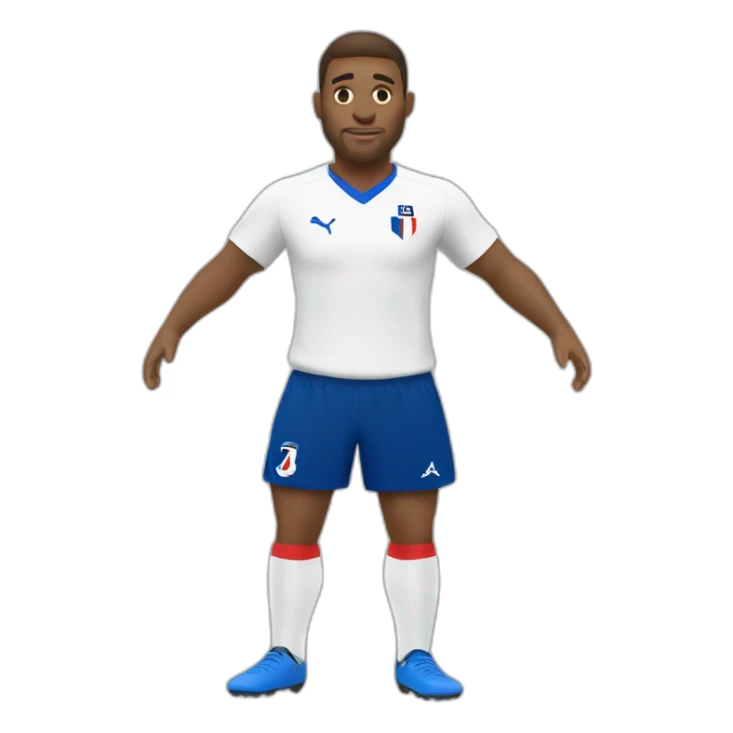 Maillot football france sticker