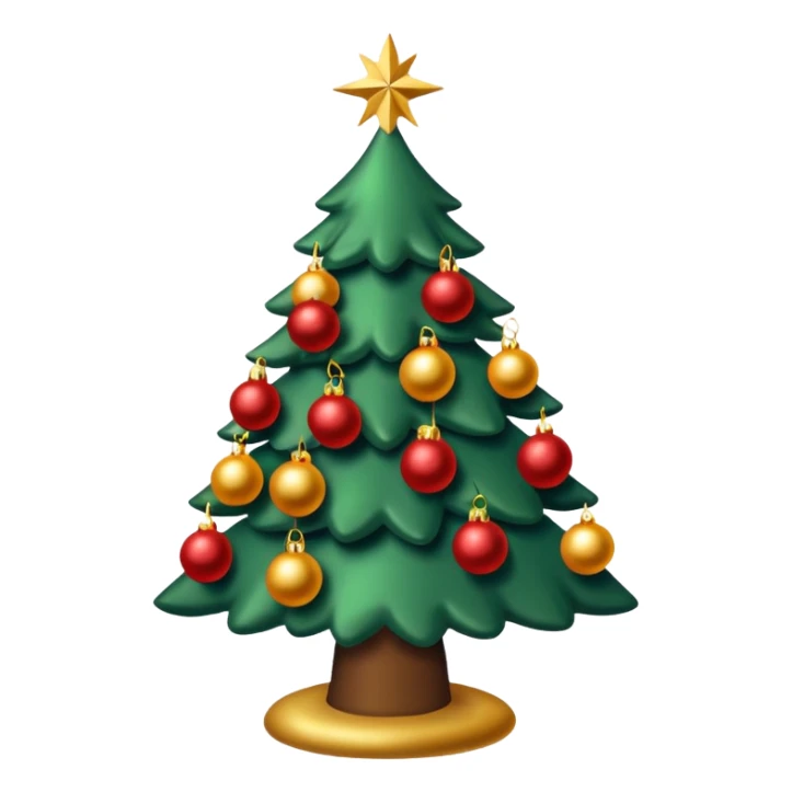 Sapin de Noël avec de la neige  sticker