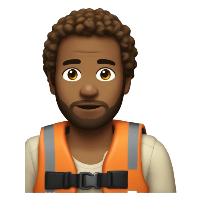 Childish Gambino with life jacket   sticker