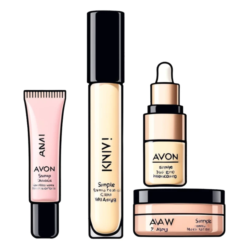AVON anti-aging serum, eye cream, and night cream sticker