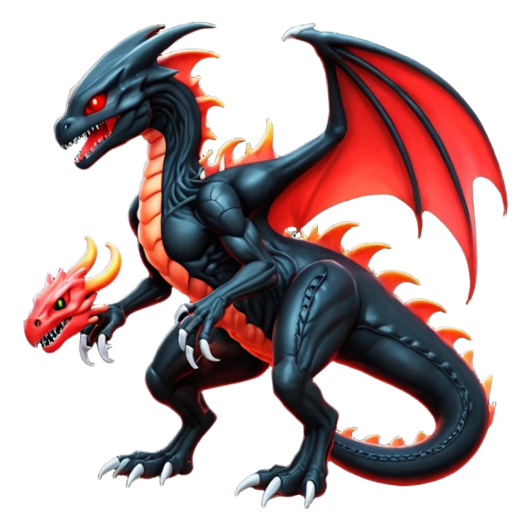  Venom-Charizard-Xenomorph-hybrid-fantasy-creature (full body) sticker