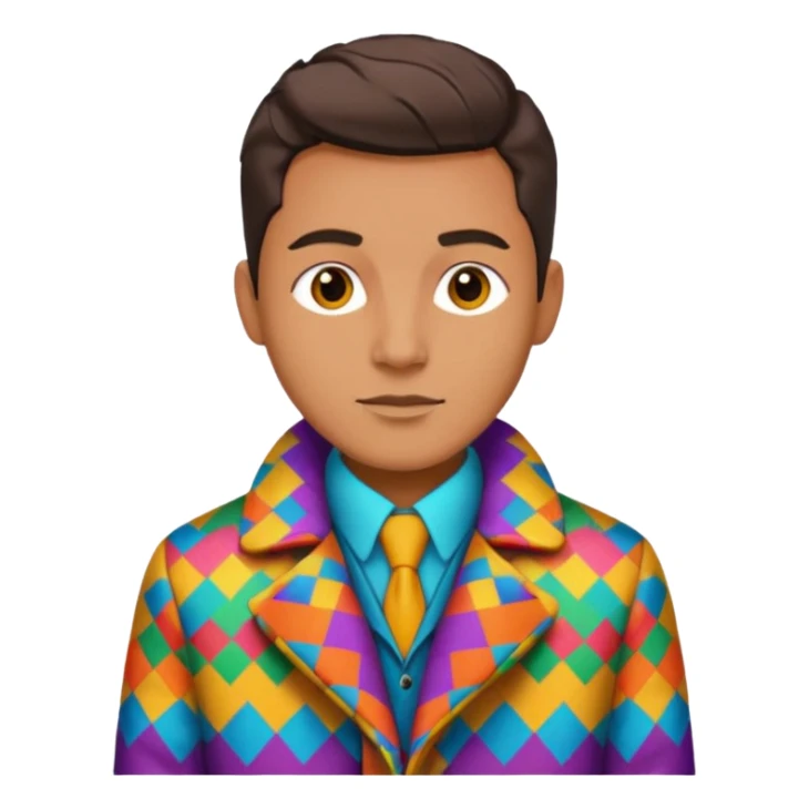 joseph in coat of many colors sticker