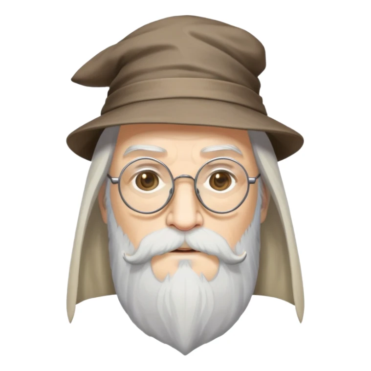 Crea un mago como dumbeldore con estilo ghibli  sticker