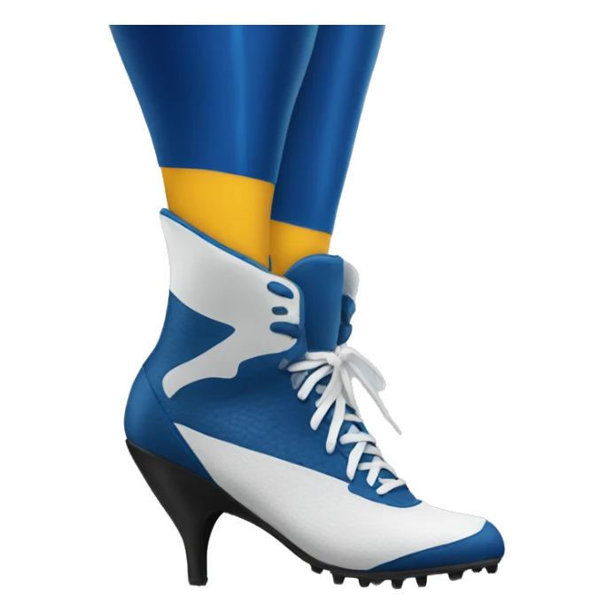 Football player in heels sticker