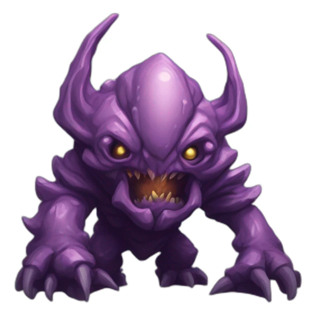 alien mountain creature scifi roguelike rpg style inspired by slay the spire digital art sticker