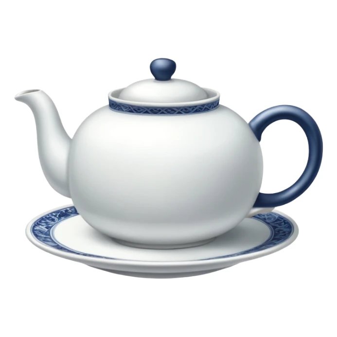 A cup of tea View from above sticker