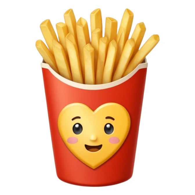 Porzione di patatine media  sticker