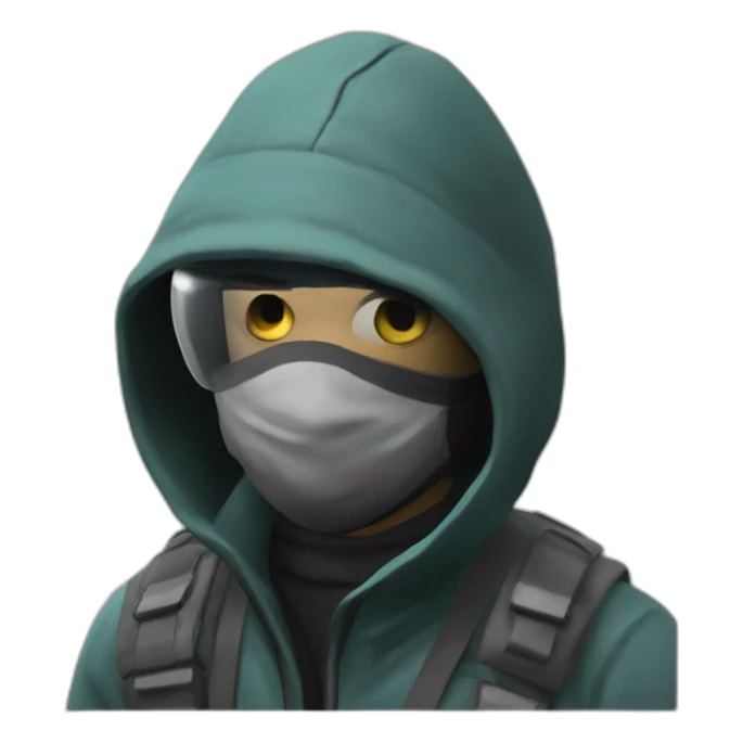 COVID virus as the DayZ game character sticker