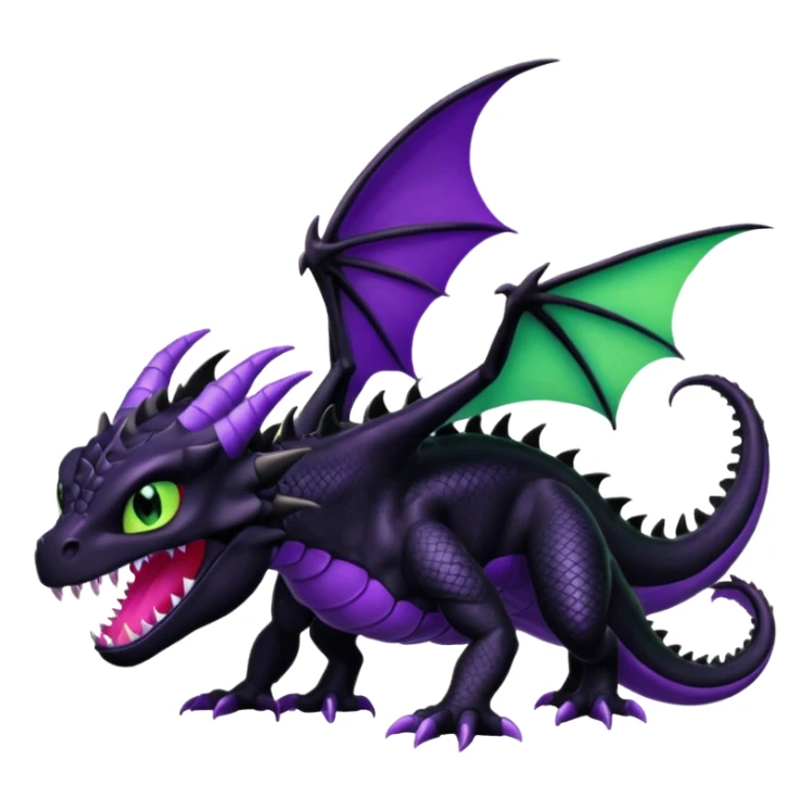 Plankton-Venom-Spyro-Cynder-Toothless-fusion sticker