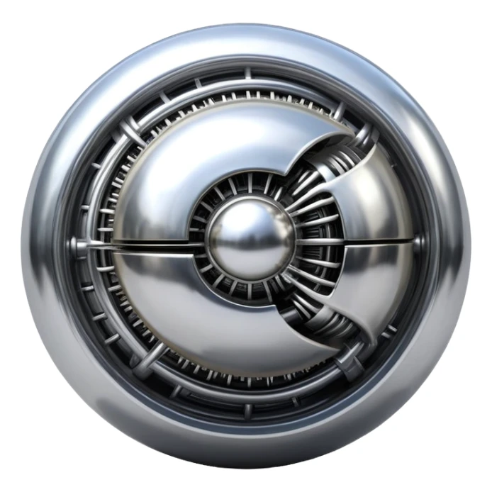 sorayama giger plasma energy sphere sticker