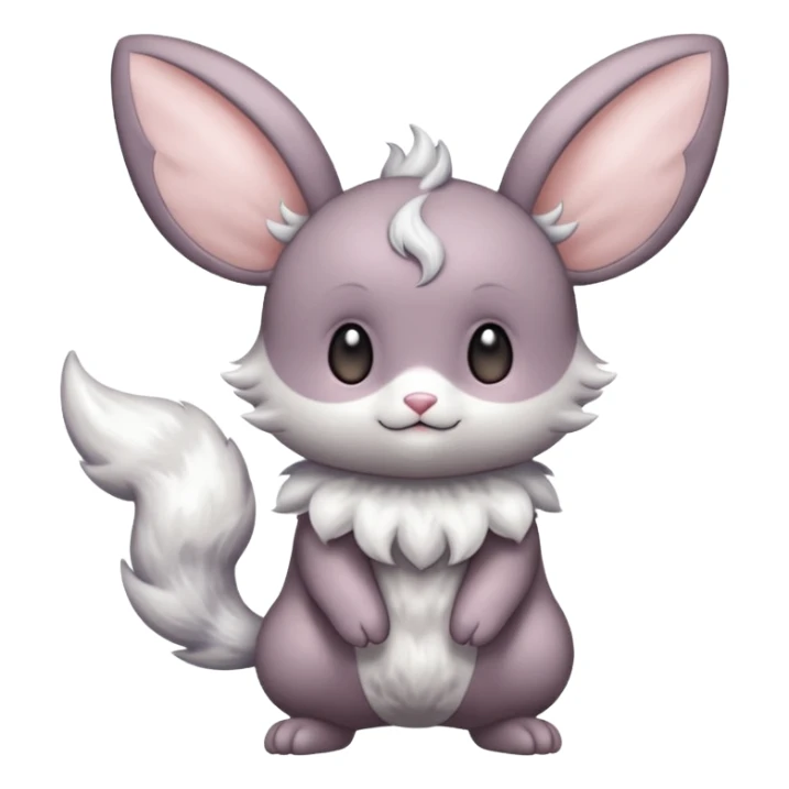  Fey Toony Espurr-Minccino-Sprigatito-fusion-hybrid sticker