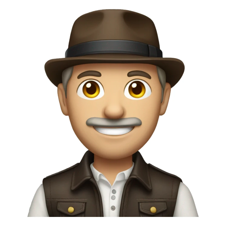 German man wearing Bavaria leather pants sticker