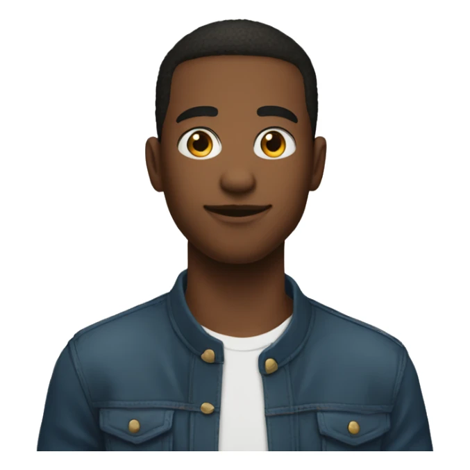 garçon que ses yeux sont coeur sticker