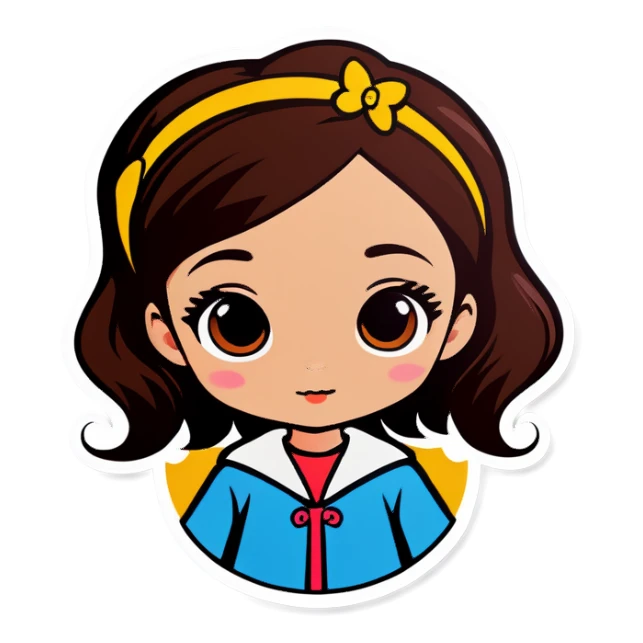 Girl girl sticker