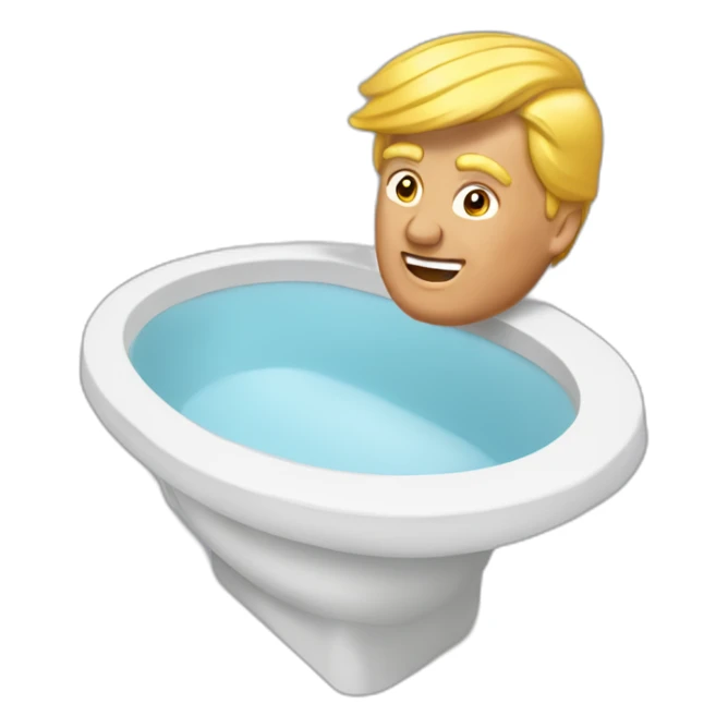 trump-baño-de-oro sticker