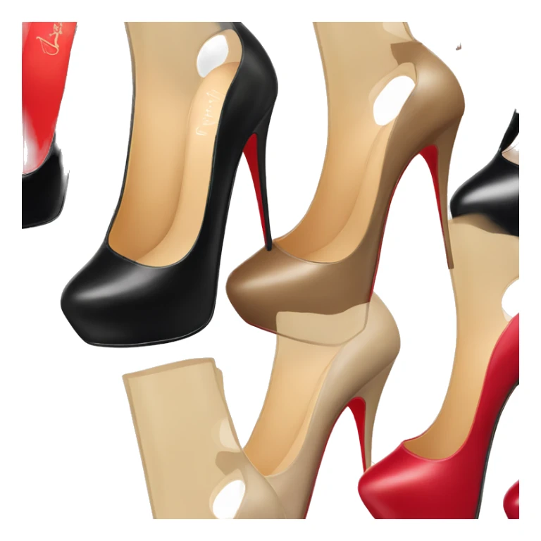 Christian louboutin high heels  sticker