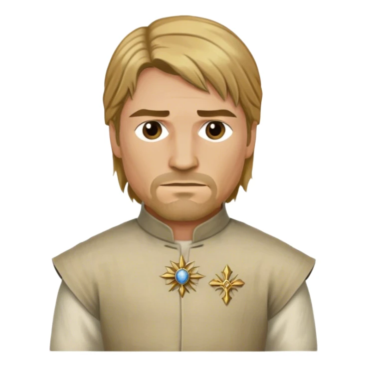 Jaime Lannister from game of thrones, cloth shirt sticker
