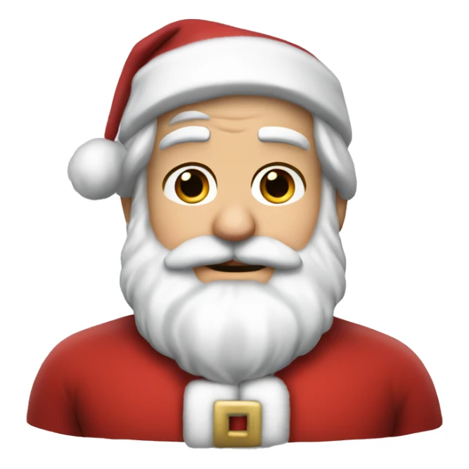 Henry Cavill as Santa Claus  sticker