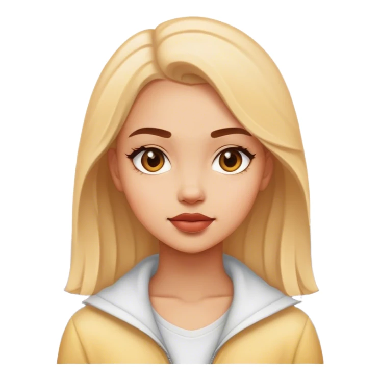 clean girl in New York  sticker