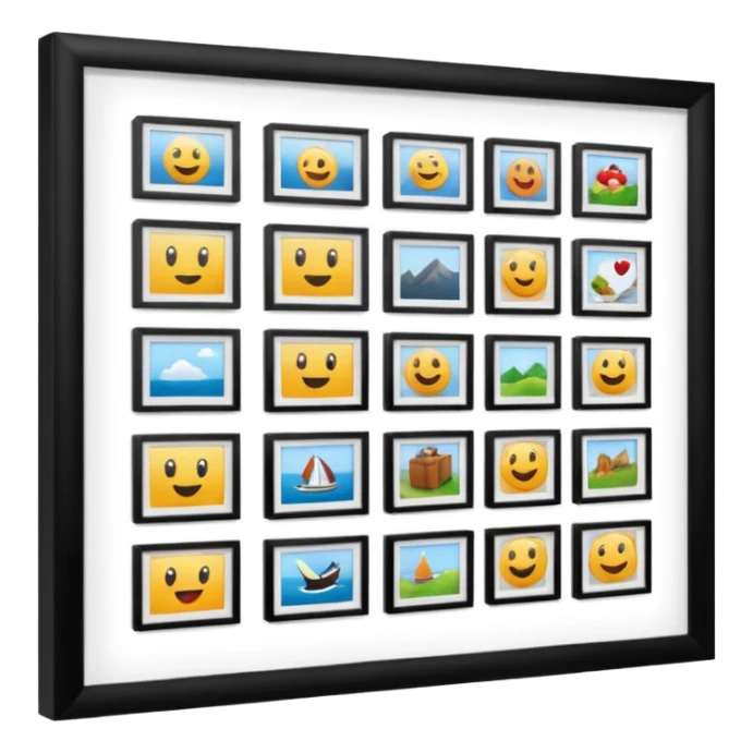photos framed sticker