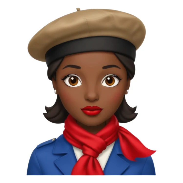 Urban French woman  sticker