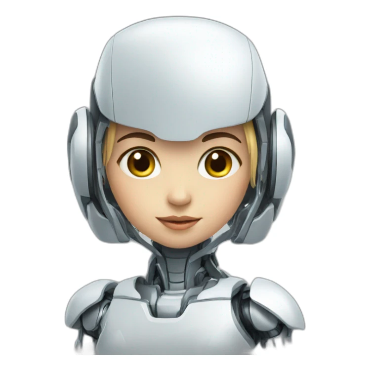 ai robogirl sticker