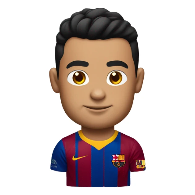 cristiano ronaldo con una camiseta del barcelona sticker