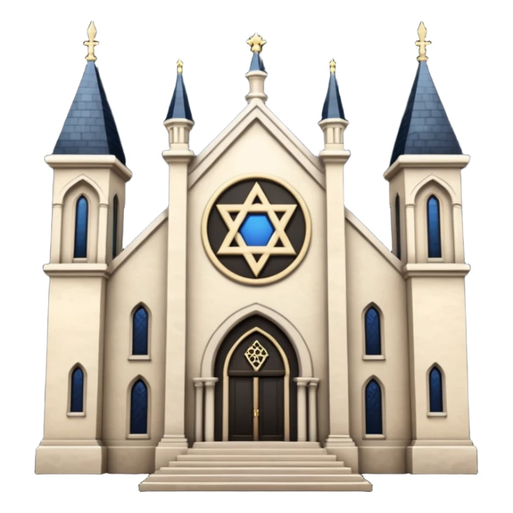 jewish synagogue dark aesthetic gothic architecture sticker