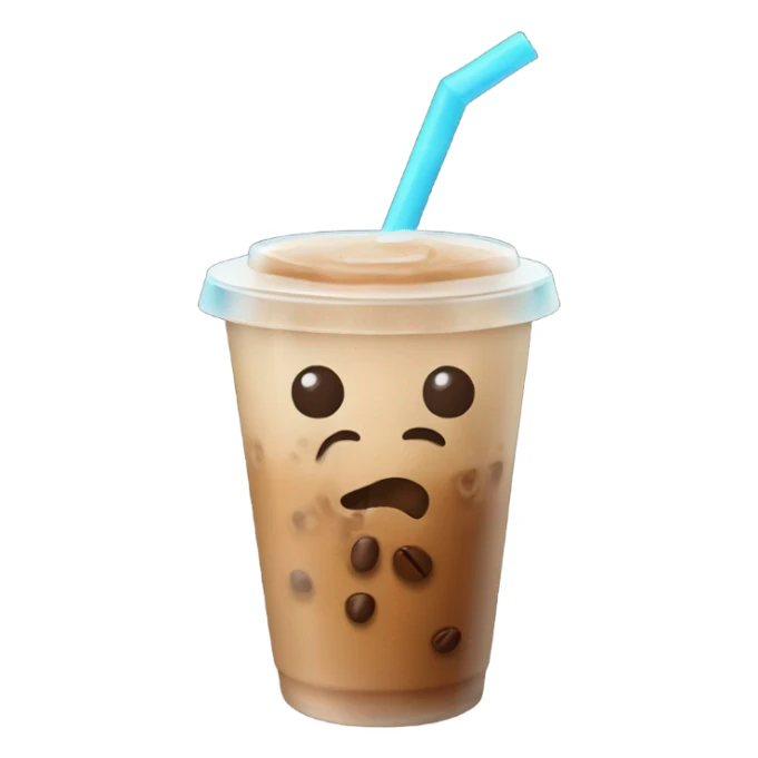 Iced coffee sticker
