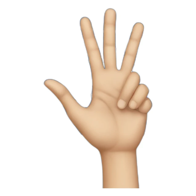 Israel flag and Hand peace sticker