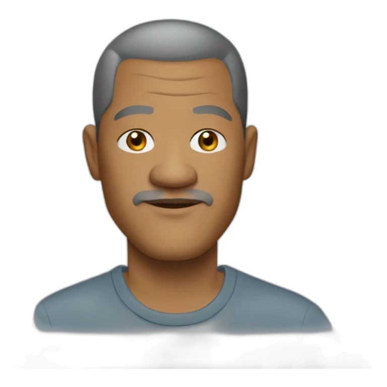 laurence-fishburne cartoon wearing shirt sticker