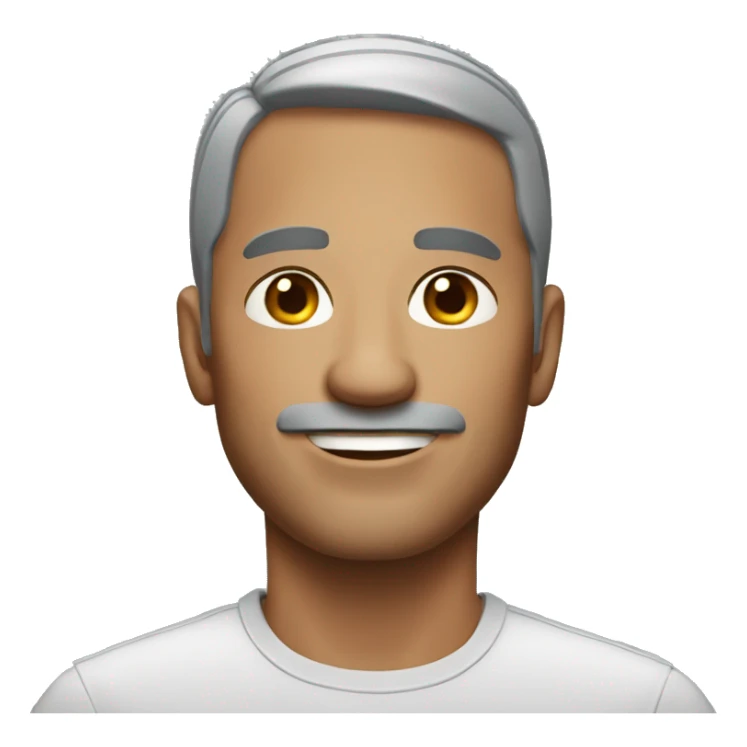 mature good looking male with short hair sticker