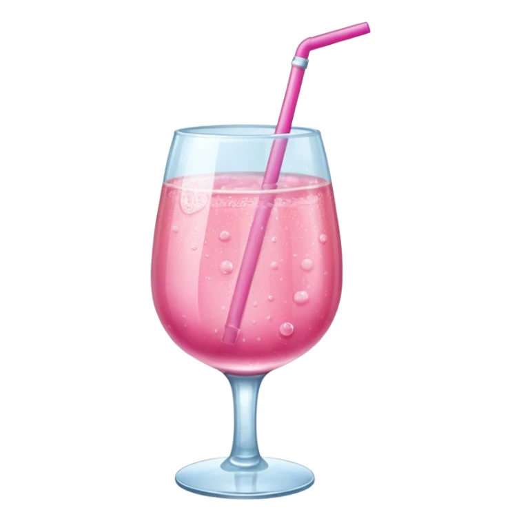 🍷alter emoji into pink drink  sticker