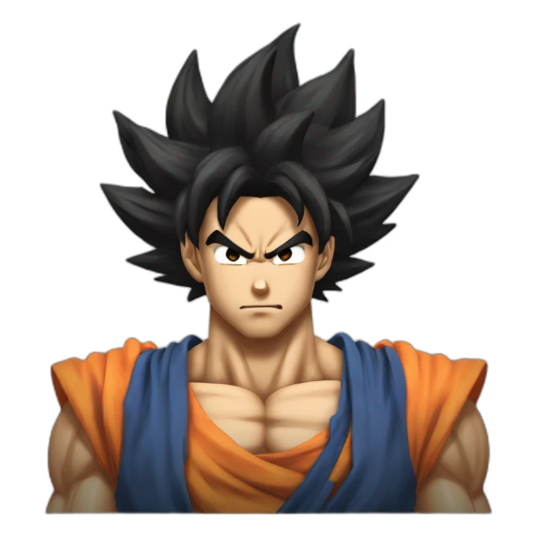 afro goku supersaiyajin sticker