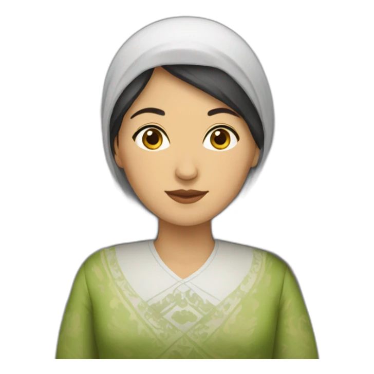 uzbek woman sticker