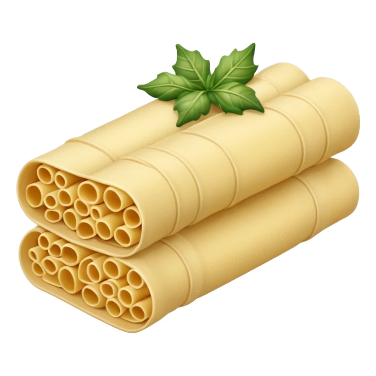 Dragon con cuerpo de pasta canelloni sticker