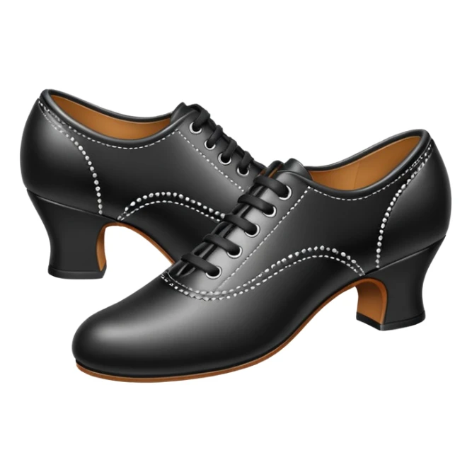a pair of dancing shoes sticker